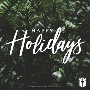 Happy holidays Happy holidays