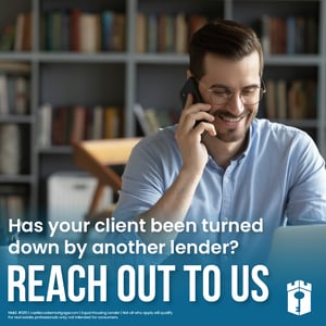 Turned down by lender Turned down by lender