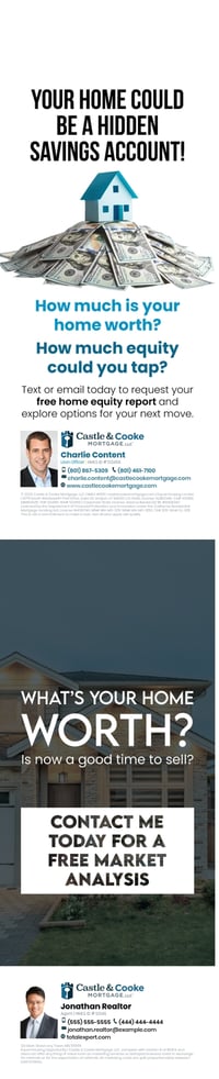 hidden savings home worth door hanger hidden savings home worth door hanger