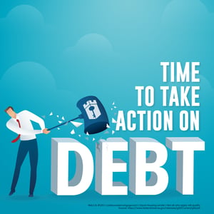 Time to take action on debt (3)
