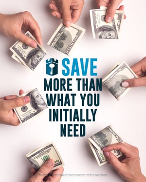 save more than what you initially need save more than what you initially need
