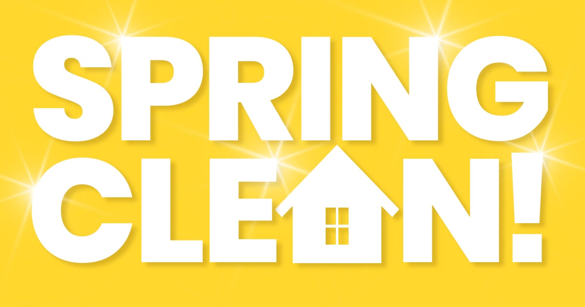 spring clean your home