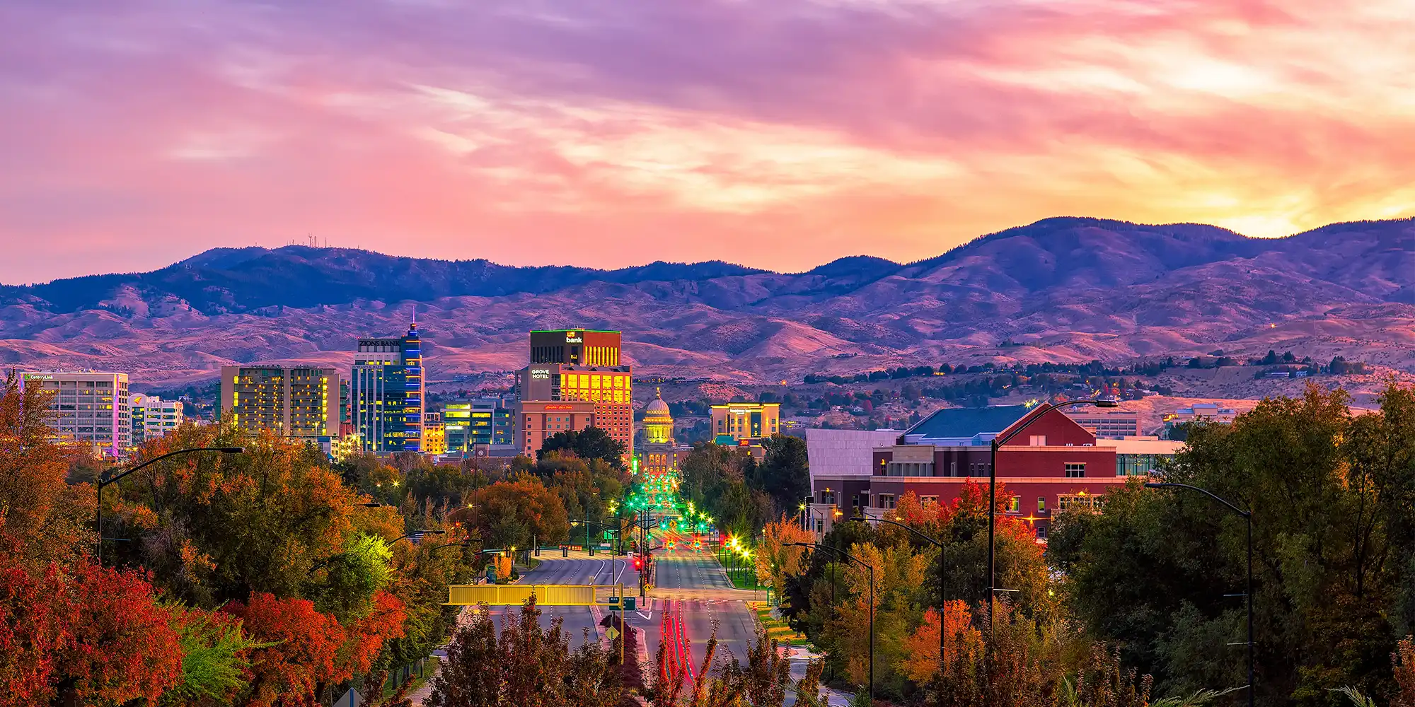 Scenic view of Boise location